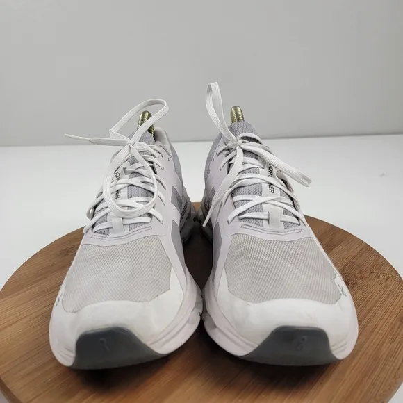 On Cloudrunner White Grey Athletic Running Athletic Shoes Womens Sneakers Size 9