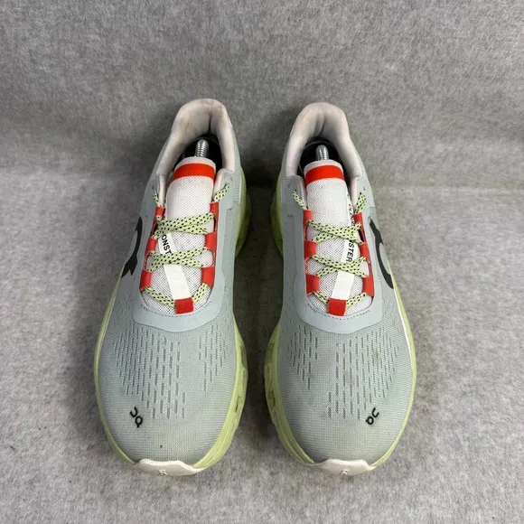 On Running Shoes Womens Size 9 Cloudmonster Grey Green Comfy Athletic Sneakers