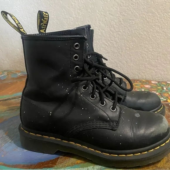 Original Dr.Marten 1460 WOMEN'S SMOOTH LEATHER LACE UP BOOTS Size 6