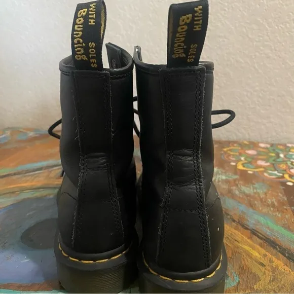 Original Dr.Marten 1460 WOMEN'S SMOOTH LEATHER LACE UP BOOTS Size 6