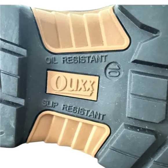 Ouxx Steel Toe Work Boots Tan Men’s Size 10 Wide ASTM F2413-18