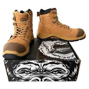 Ouxx Steel Toe Work Boots Tan Men’s Size 10 Wide ASTM F2413-18