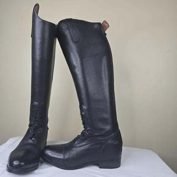 Ovation Flex Sport Black Tall Riding Equestrian riding boots size 9