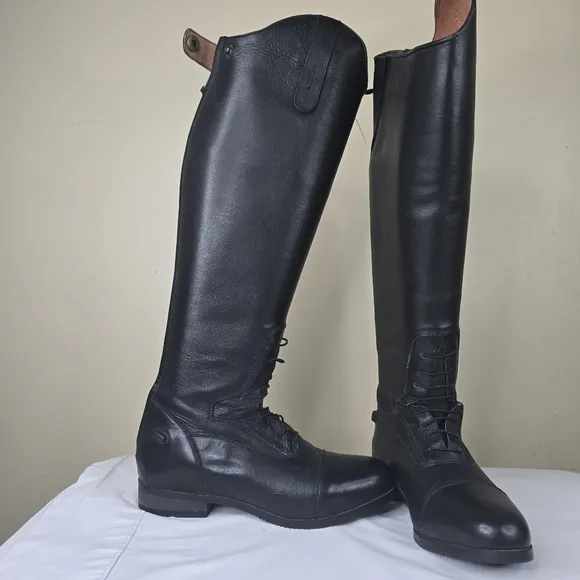 Ovation Flex Sport Black Tall Riding Equestrian riding boots size 9