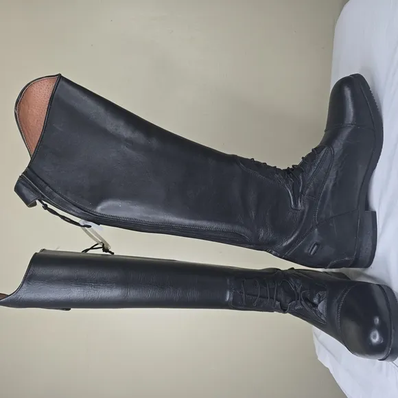 Ovation Flex Sport Black Tall Riding Equestrian riding boots size 9