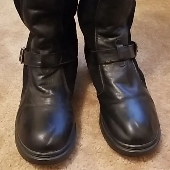 Pajar Canada Tall Zipper Leather Boots