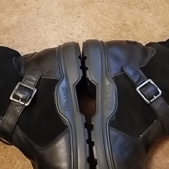 Pajar Canada Tall Zipper Leather Boots