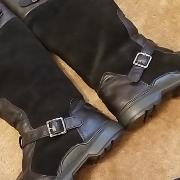 Pajar Canada Tall Zipper Leather Boots