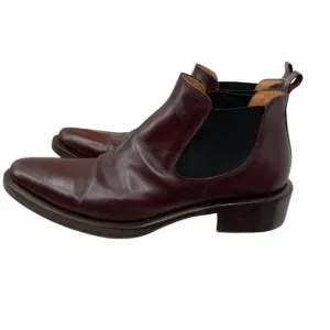 Pal Zileri Chelsea Ankle Boots Leather Made In Italy Size 8