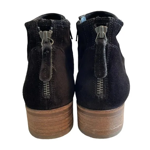 Paul Green Logan Black Suede Ankle Bootie US 6.5 Casual Boots Fall Staple