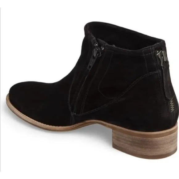 Paul Green Logan Black Suede Ankle Bootie US 6.5 Casual Boots Fall Staple