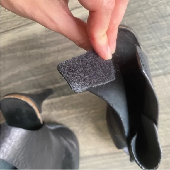 Pedro Garcia Booties Size 42 Black Leather High Heel Open Toe Sexy &amp; Classic