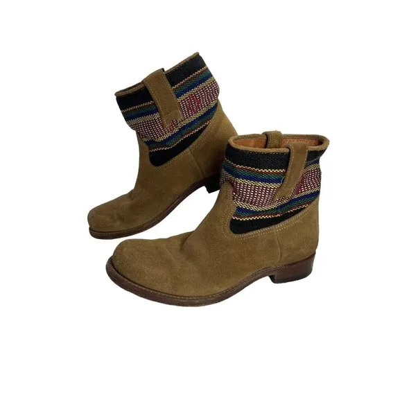 Penelope Chilvers 1960 Suede Midcalf Boots Women’s Size 5-5.5 36
