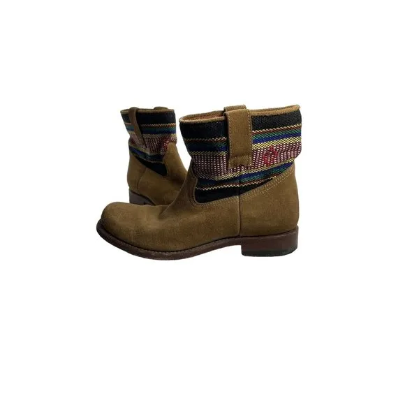 Penelope Chilvers 1960 Suede Midcalf Boots Women’s Size 5-5.5 36