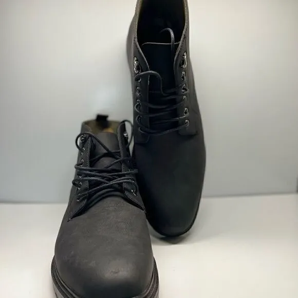 PERRY ELLIS PORTFOLIO SPUR ULTRA FOAM MENS CHUKKA ANKLE BOOTS SIZE 12 Black (C)