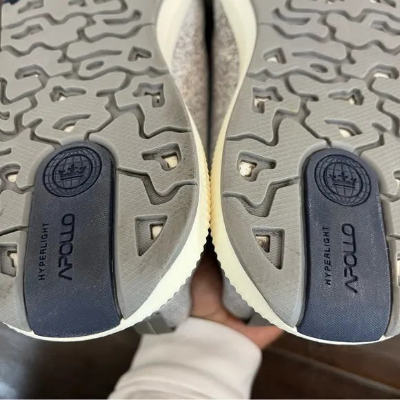 Peter Millar hyperlight Apollo knit upper grey slip on shoes men’s size 8