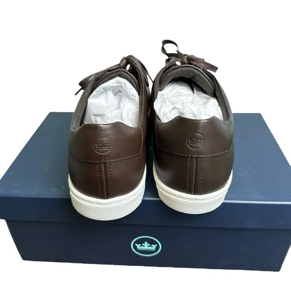Peter Millar Vantage Lite Sneakers Chocolate Mens 11.5 Golf Casual New In Box