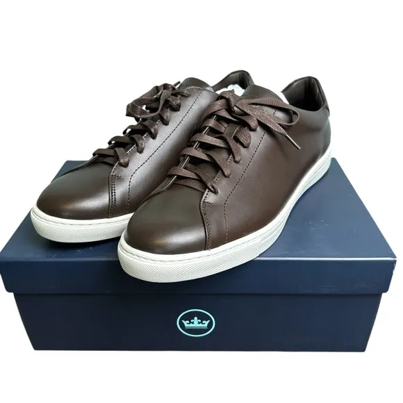 Peter Millar Vantage Lite Sneakers Chocolate Mens 11.5 Golf Casual New In Box