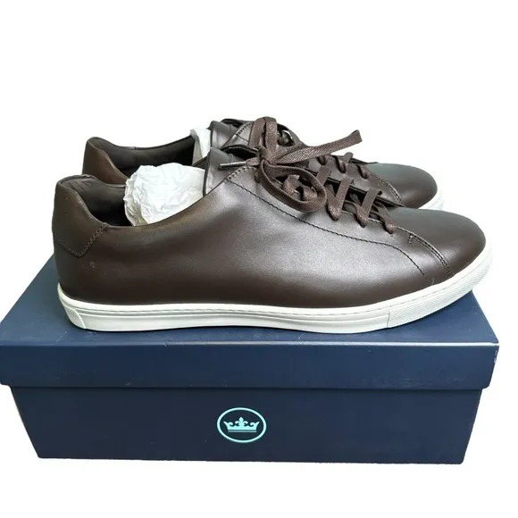 Peter Millar Vantage Lite Sneakers Chocolate Mens 11.5 Golf Casual New In Box