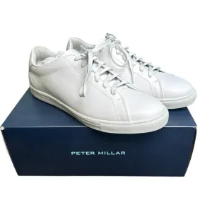Peter Millar Vantage Lite Sneakers White Mens 8.5 Golf Casual Shoes New In Box