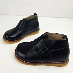 Petits Marcheurs Boys Dress Boots Hightop Casual Black New Kids Size 9
