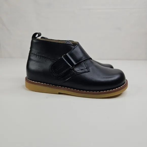 Petits Marcheurs Boys Dress Boots Hightop Casual Black New Kids Size 9