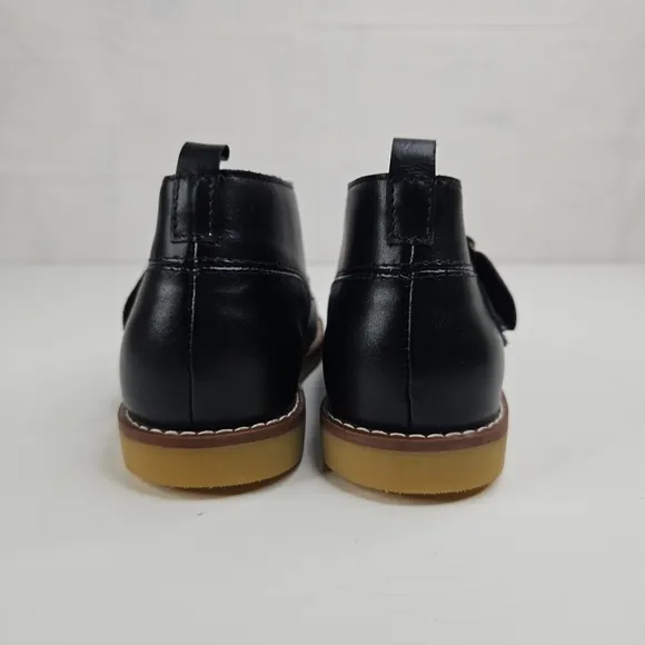 Petits Marcheurs Boys Dress Boots Hightop Casual Black New Kids Size 9