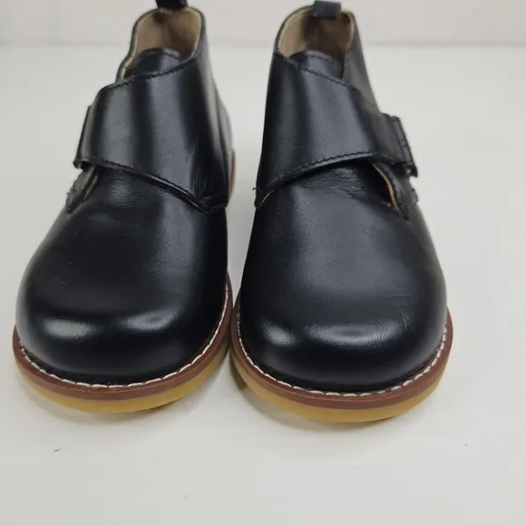 Petits Marcheurs Boys Dress Boots Hightop Casual Black New Kids Size 9