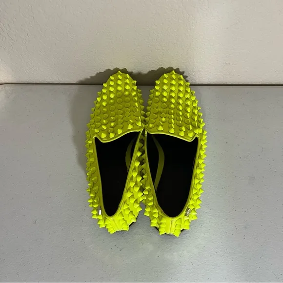 Philipp Plein Shoes Womens 37 Spikey Loafers Highlighter Bright Rocker Punk 7