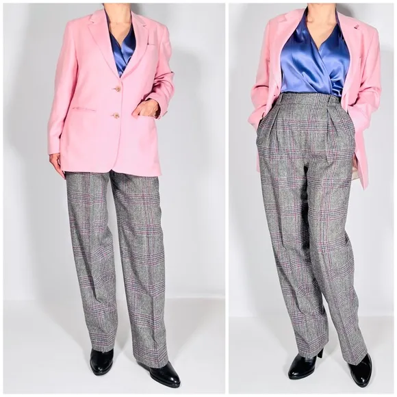 Pietrafesa Blazer Womens Pink Loro Piana 100% Worsted Camelhair Jacket VTG USA