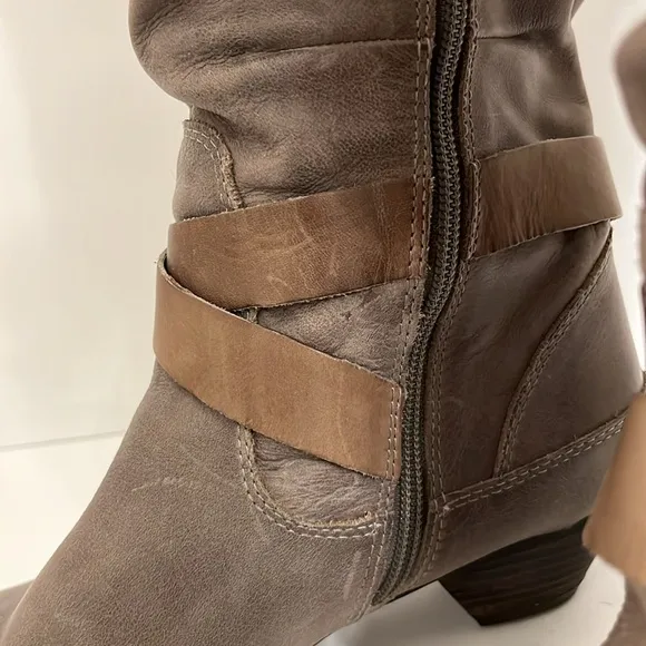 Pikolinos Brujas Leather Slouch Tall Boots
