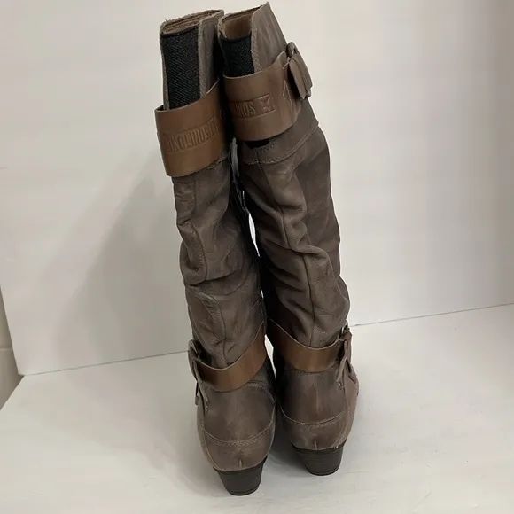 Pikolinos Brujas Leather Slouch Tall Boots