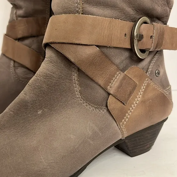 Pikolinos Brujas Leather Slouch Tall Boots