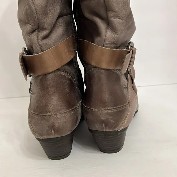 Pikolinos Brujas Leather Slouch Tall Boots