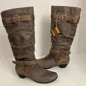 Pikolinos Brujas Leather Slouch Tall Boots