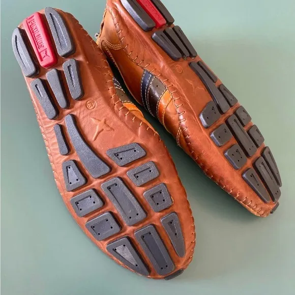 Pikolinos Men's Brown Leather Sneakers