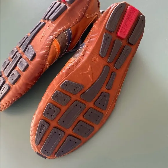 Pikolinos Men's Brown Leather Sneakers