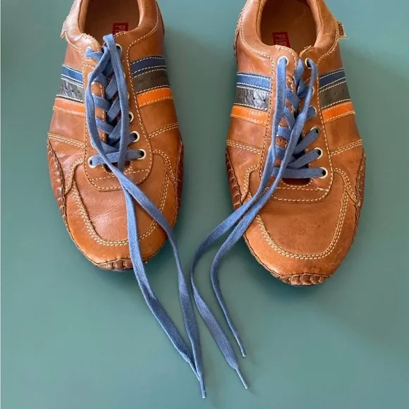 Pikolinos Men's Brown Leather Sneakers