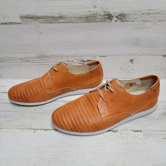 PIKOLINOS MENS LACE UP LEATHER SHOES, SIZE 42