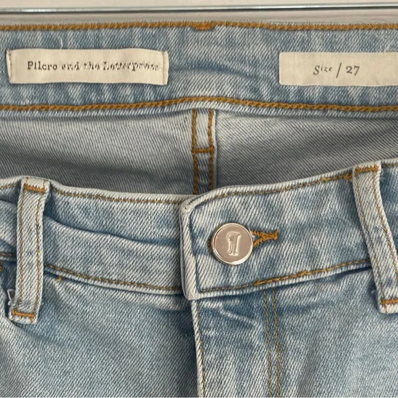 Pilcro Embroidered Jeans Sz 27 Gently Loved