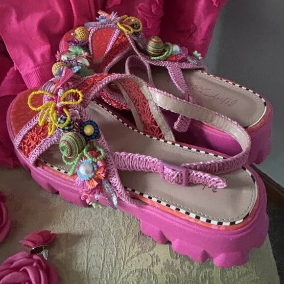 Pink Betsy Johnson Sandals