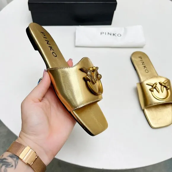 Pinko Golden Bird Sandals