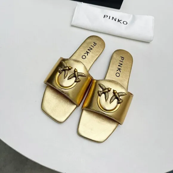 Pinko Golden Bird Sandals