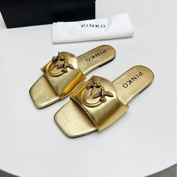 Pinko Golden Bird Sandals