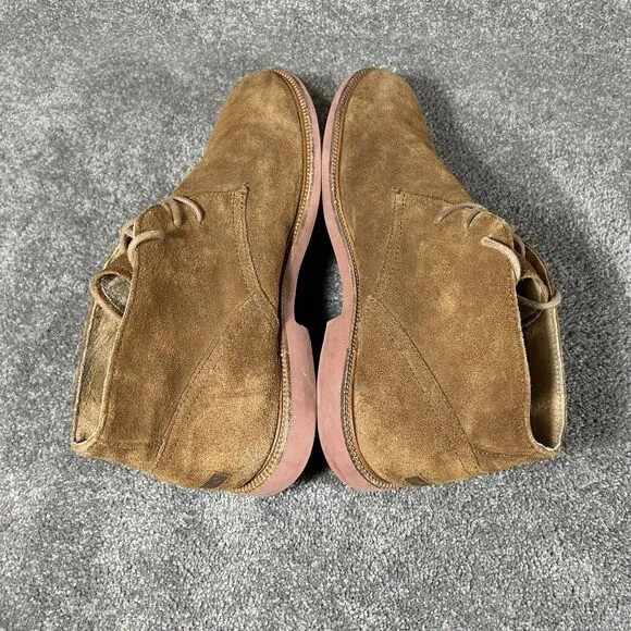 Polo Ralph Lauren Chukka Boots Torngtn C Nt Leather Suede Tan Brown Mens Size 12