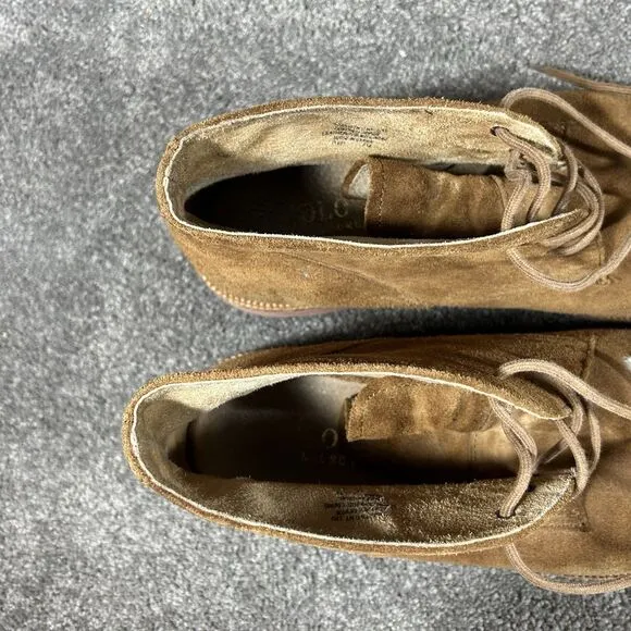 Polo Ralph Lauren Chukka Boots Torngtn C Nt Leather Suede Tan Brown Mens Size 12