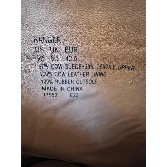 Polo Ralph Lauren Polo Country Green Ranger Camo Ankle Boots Mens Size 9.5 NEW🛒