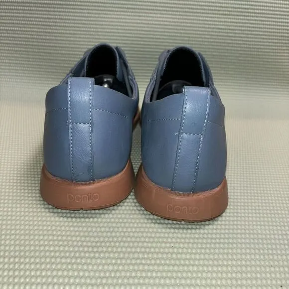 Ponto The Pacific Oxford Shoes Blue Leather Casual Lace Up Men’s Size 14