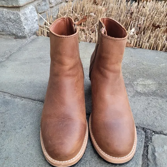 Portland  leather  Patina ankle boots