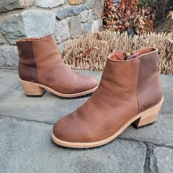 Portland  leather  Patina ankle boots